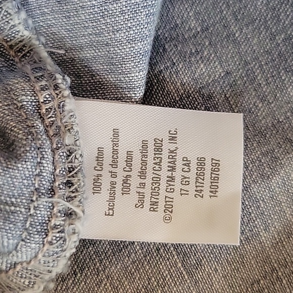 Gymboree Embroidered Denim Jacket Girls Size 7/8 - Picture 6 of 6